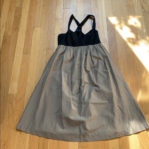 Silk/Cotton Racerback Dress